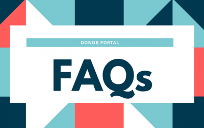 Frequently Asked Questions About the Donor Portal